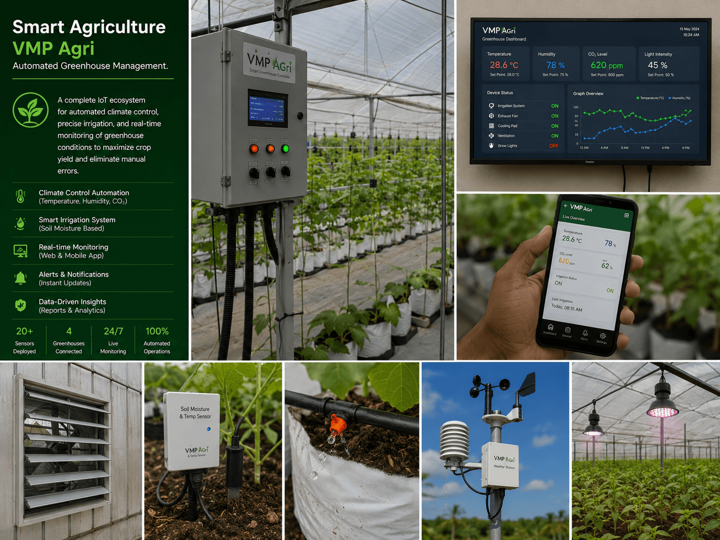 Automated Greenhouse Management.