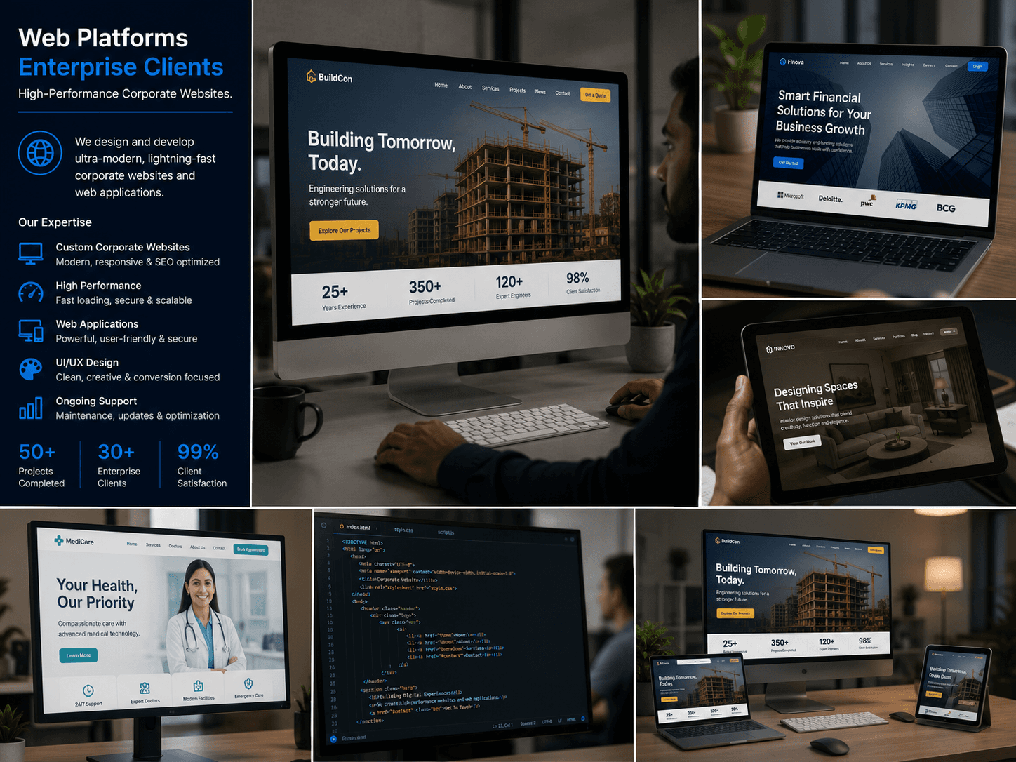 High-Performance Corporate Websites.